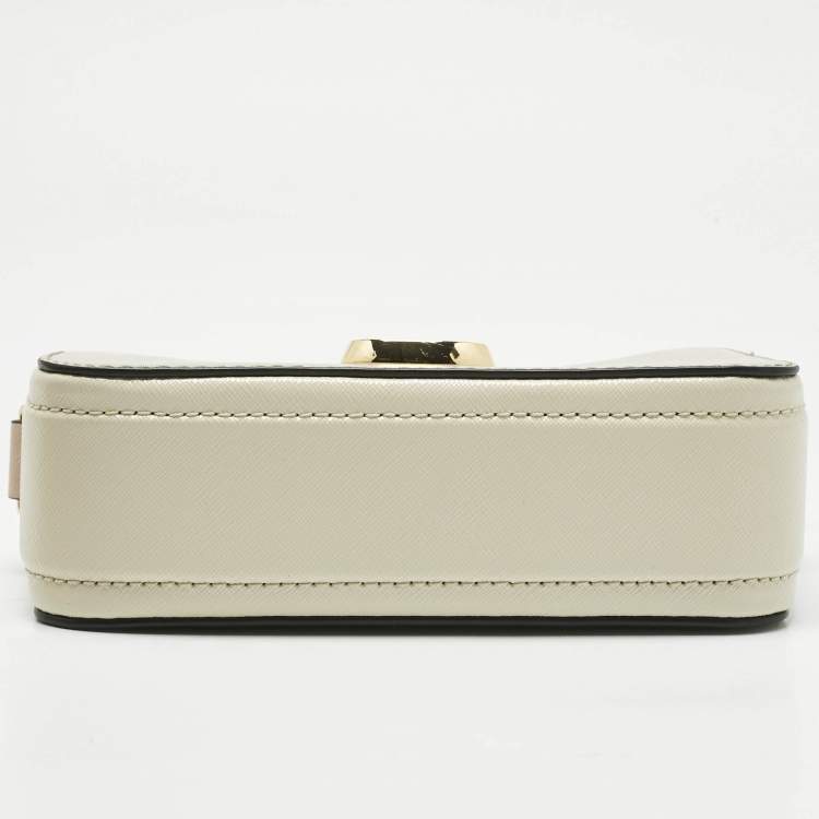 Pre Owned Marc Jacobs Tricolor Patent Leather Snapshot Camera Crossbody Bag