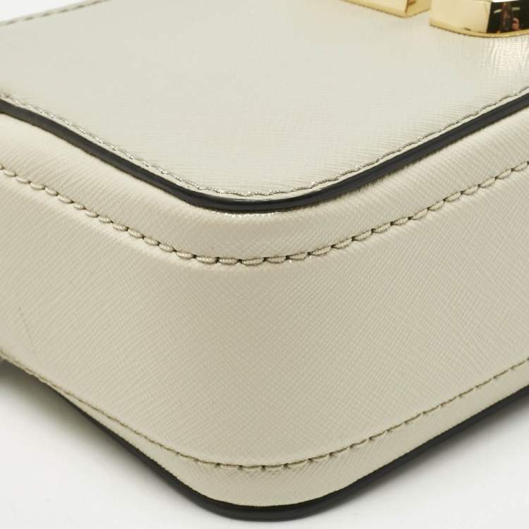 Pre Owned Marc Jacobs Tricolor Patent Leather Snapshot Camera Crossbody Bag