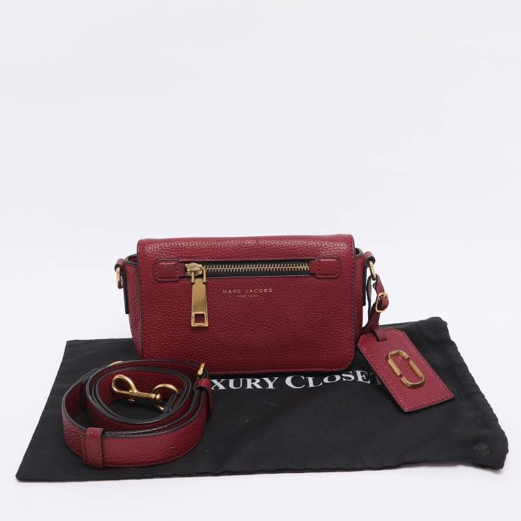 Pre Owned Marc Jacobs Magenta Leather Gotham Crossbody Bag