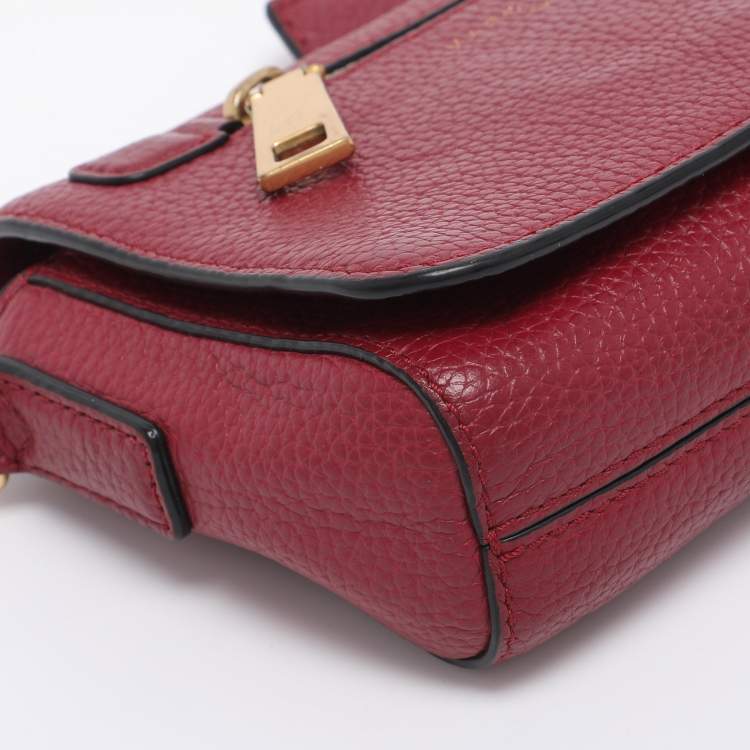Pre Owned Marc Jacobs Magenta Leather Gotham Crossbody Bag