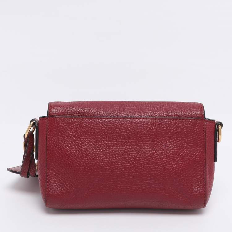 Pre Owned Marc Jacobs Magenta Leather Gotham Crossbody Bag