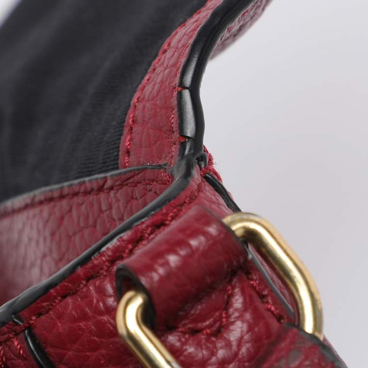 Pre Owned Marc Jacobs Magenta Leather Gotham Crossbody Bag