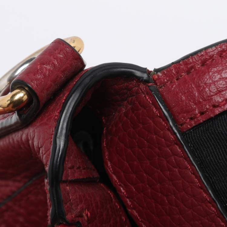 Pre Owned Marc Jacobs Magenta Leather Gotham Crossbody Bag
