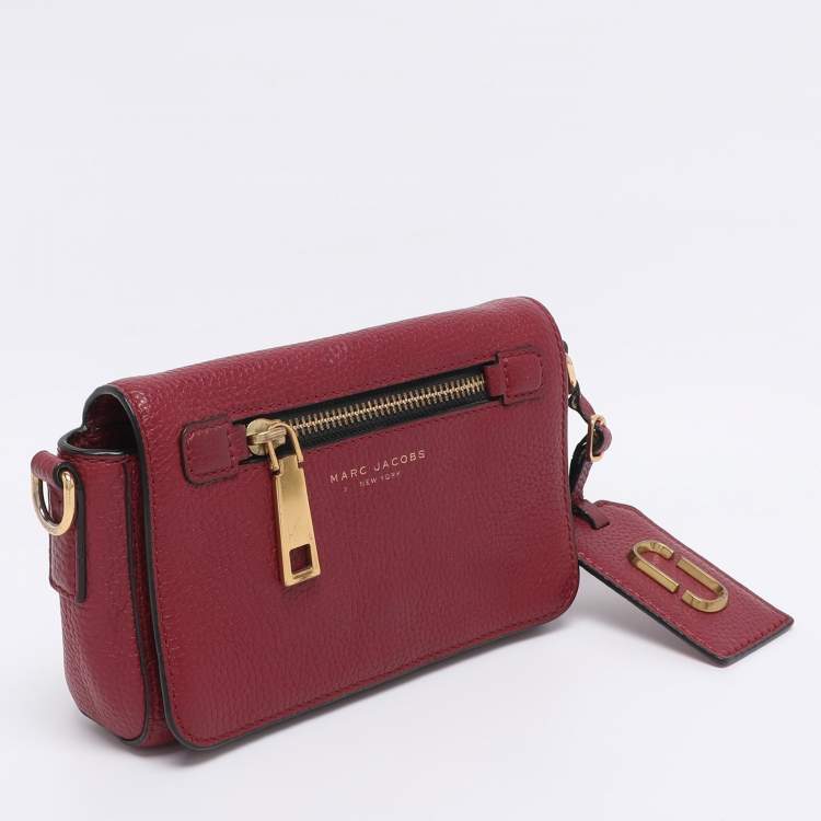 Pre Owned Marc Jacobs Magenta Leather Gotham Crossbody Bag