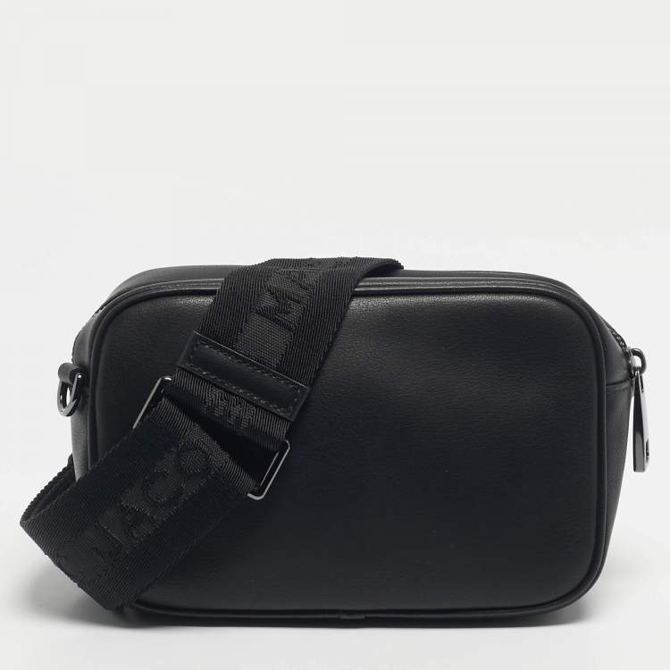 Pre Owned Marc Jacobs Black Leather Flash Crossbody Bag