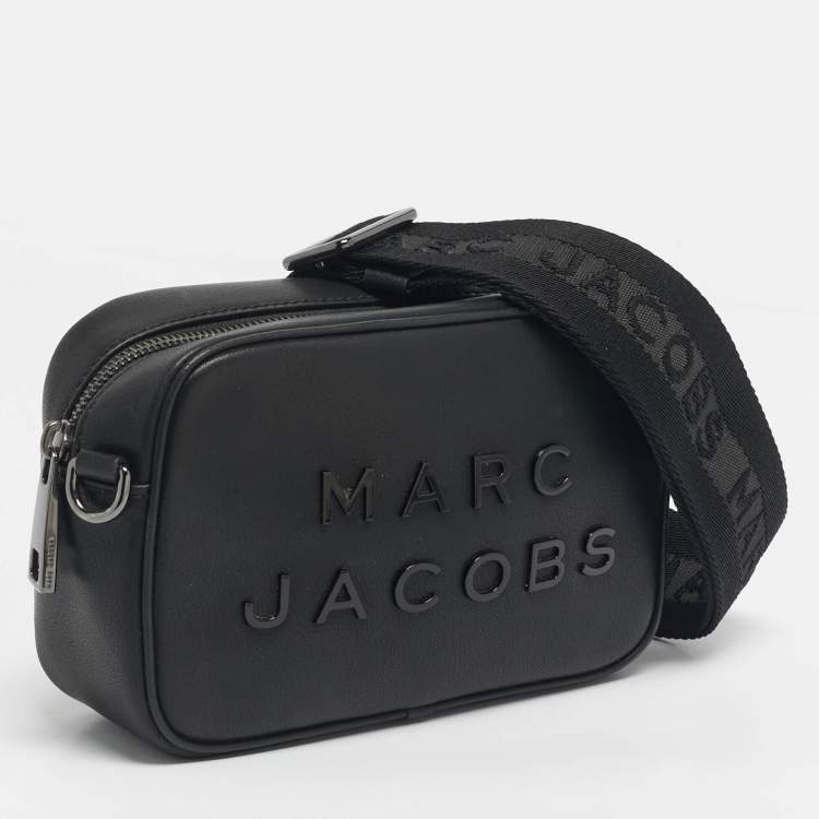 Pre Owned Marc Jacobs Black Leather Flash Crossbody Bag