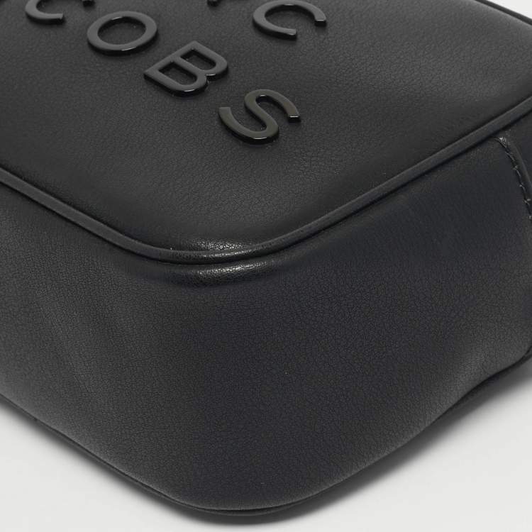 Pre Owned Marc Jacobs Black Leather Flash Crossbody Bag