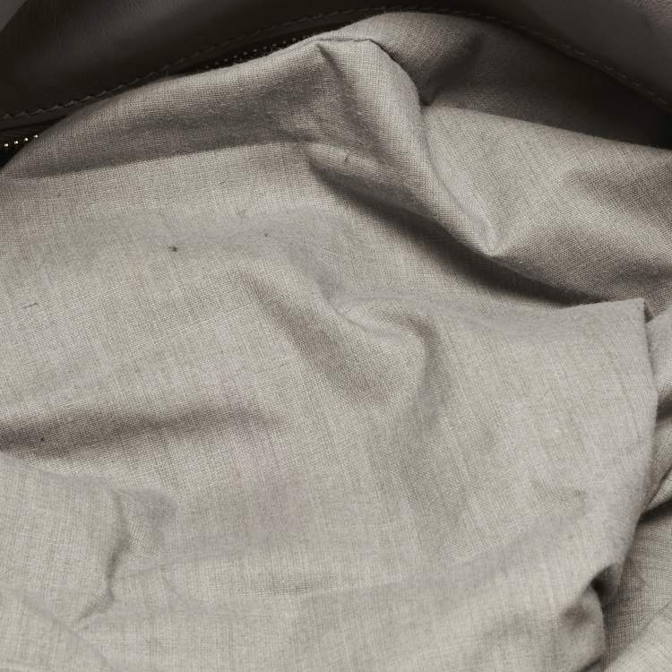 Pre Owned Marc Jacobs Grey Leather Mercer Parker Satchel