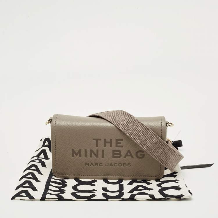 Pre Owned Marc Jacobs Beige Leather The Mini Bag Crossbody Bag
