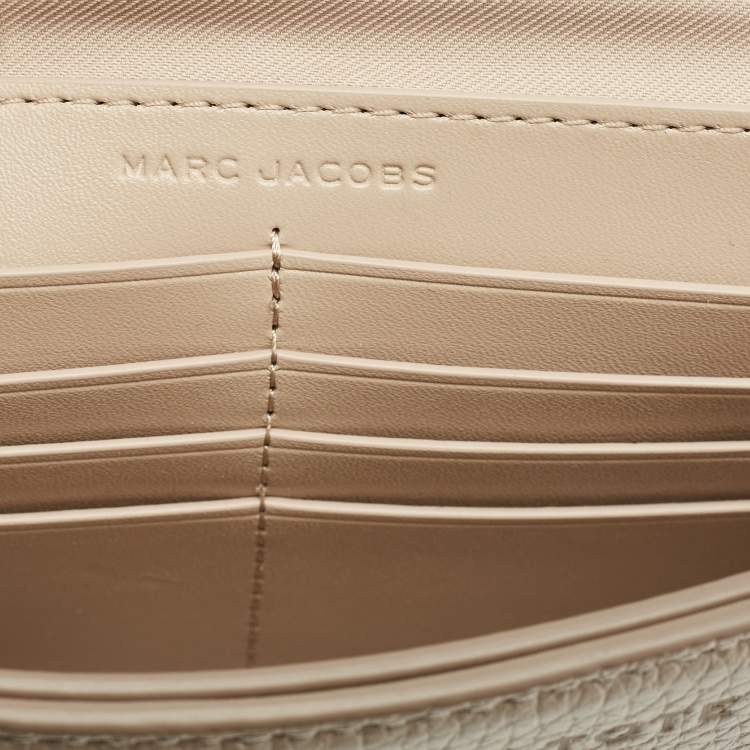 Pre Owned Marc Jacobs Beige Leather The Mini Bag Crossbody Bag