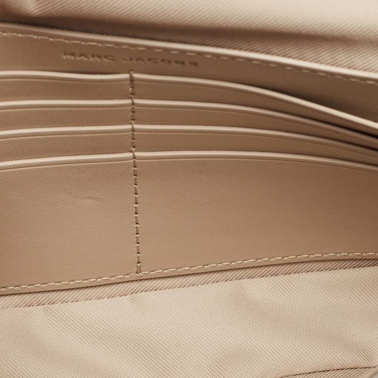 Pre Owned Marc Jacobs Beige Leather The Mini Bag Crossbody Bag
