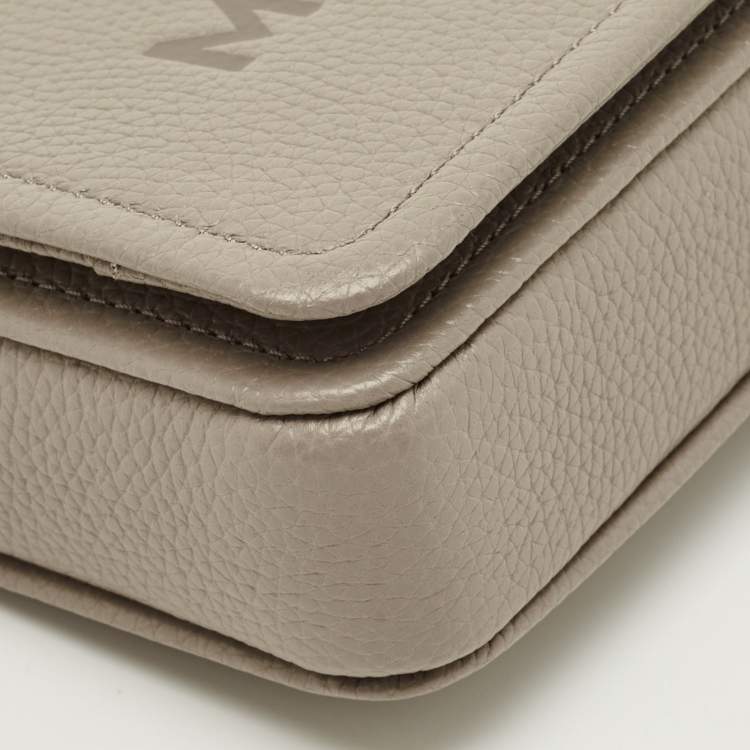 Pre Owned Marc Jacobs Beige Leather The Mini Bag Crossbody Bag