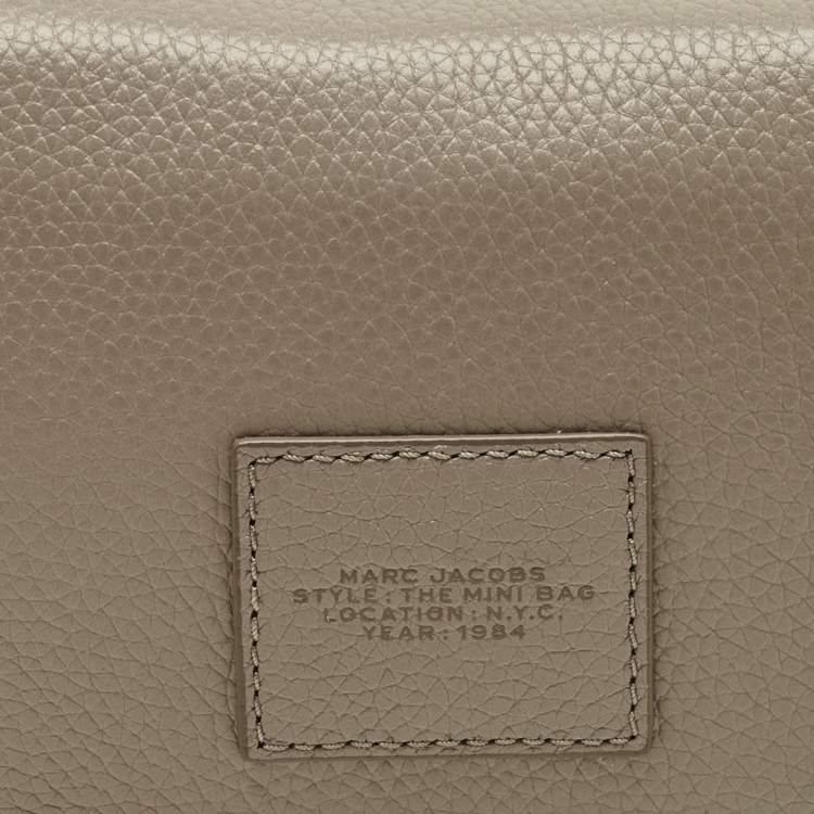 Pre Owned Marc Jacobs Beige Leather The Mini Bag Crossbody Bag