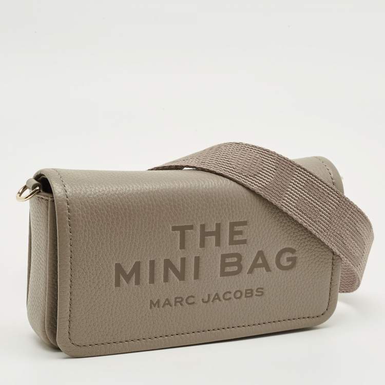 Pre Owned Marc Jacobs Beige Leather The Mini Bag Crossbody Bag