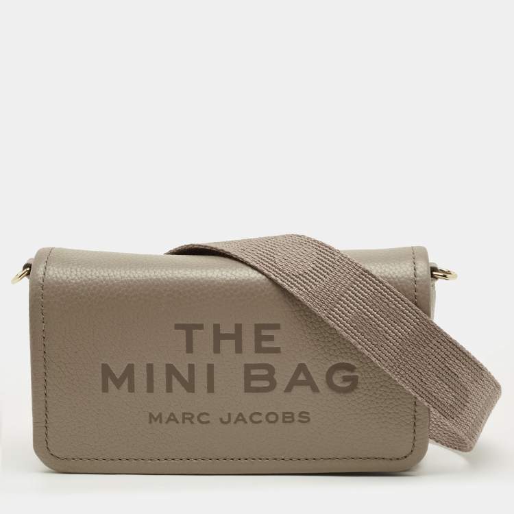 Pre Owned Marc Jacobs Beige Leather The Mini Bag Crossbody Bag