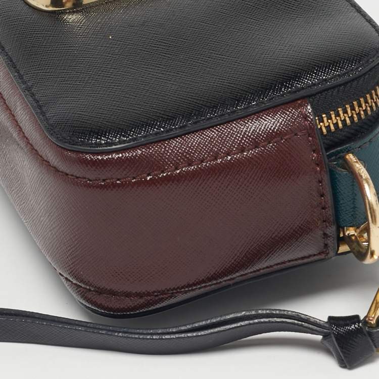 Pre Owned Marc Jacobs Multicolor Patent Leather Snapshot Camera Crossbody Bag