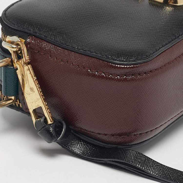 Pre Owned Marc Jacobs Multicolor Patent Leather Snapshot Camera Crossbody Bag
