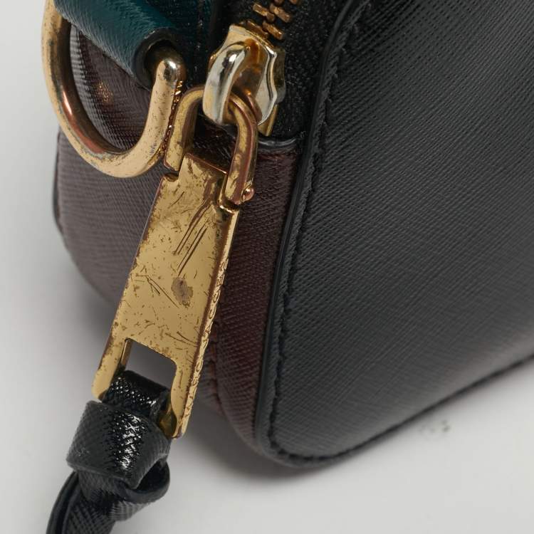 Pre Owned Marc Jacobs Multicolor Patent Leather Snapshot Camera Crossbody Bag