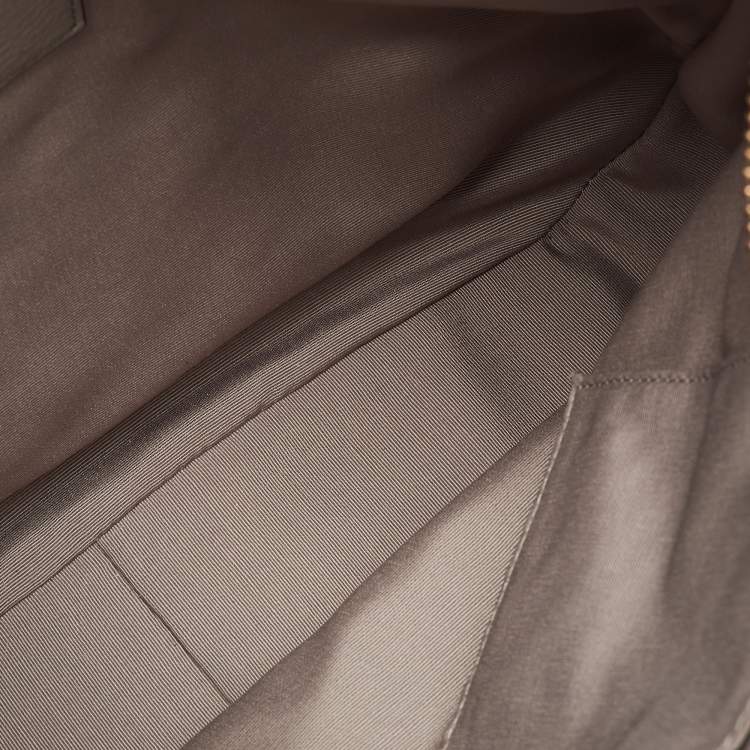 Pre Owned Marc Jacobs Grey Leather Recruit Hobo