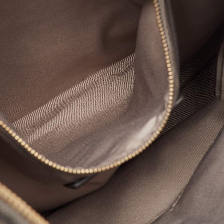 Pre Owned Marc Jacobs Grey Leather Recruit Hobo