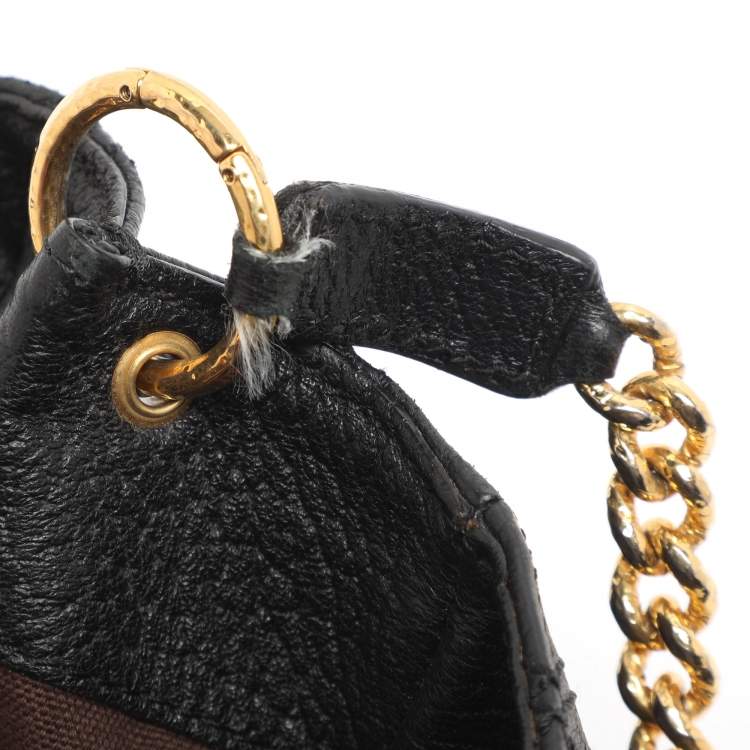 Pre Owned Marc Jacobs Black Quilted Leather Baroque Single Shoulder Bag