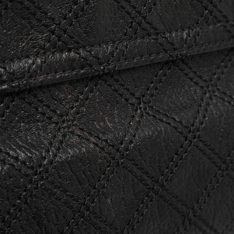 Pre Owned Marc Jacobs Black Quilted Leather Baroque Single Shoulder Bag