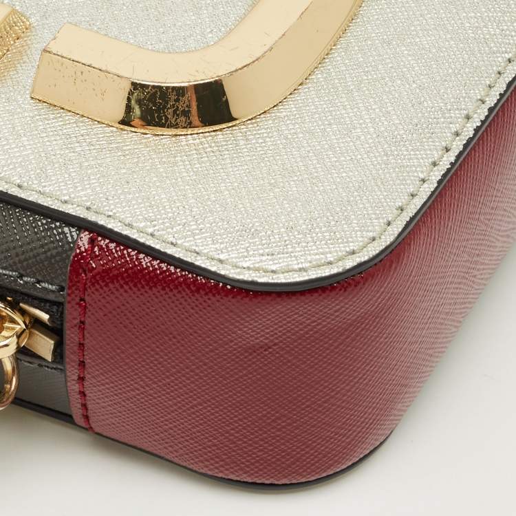 Pre Owned Marc Jacobs Tricolor Leather The Hot Shot Crossbody Bag