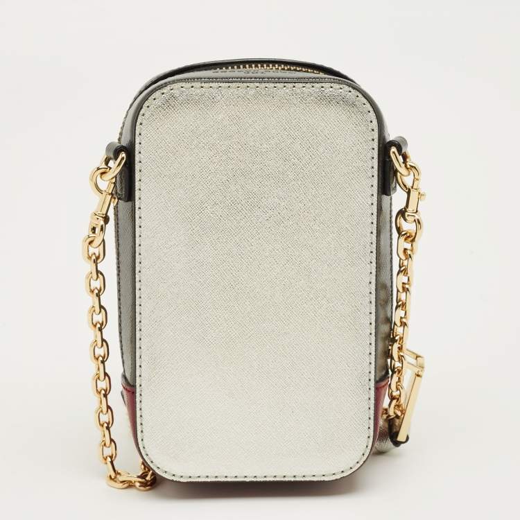 Pre Owned Marc Jacobs Tricolor Leather The Hot Shot Crossbody Bag