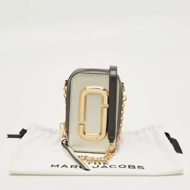 Pre Owned Marc Jacobs Tricolor Leather The Hot Shot Crossbody Bag