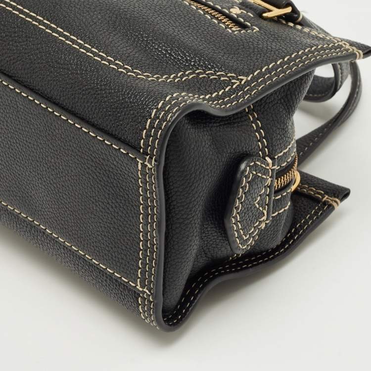 Pre Owned Marc Jacobs Black Leather Mini Cruiser Bag