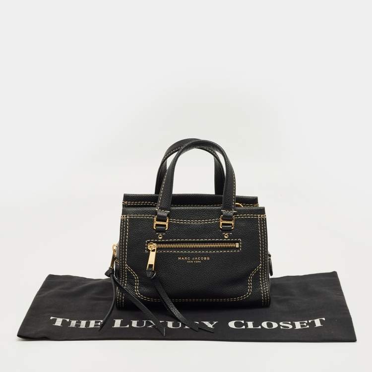 Pre Owned Marc Jacobs Black Leather Mini Cruiser Bag