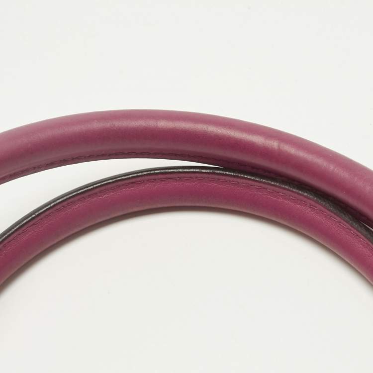 Pre Owned Marc Jacobs Magenta Quilted Leather Stam Satchel