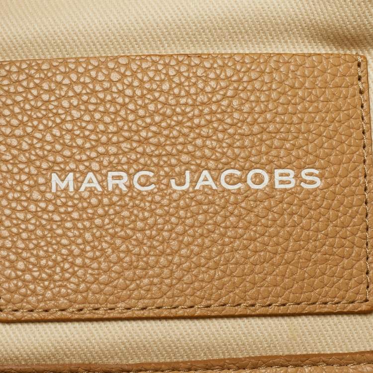 Pre Owned Marc Jacobs Camel Leather Large The Tote Bag