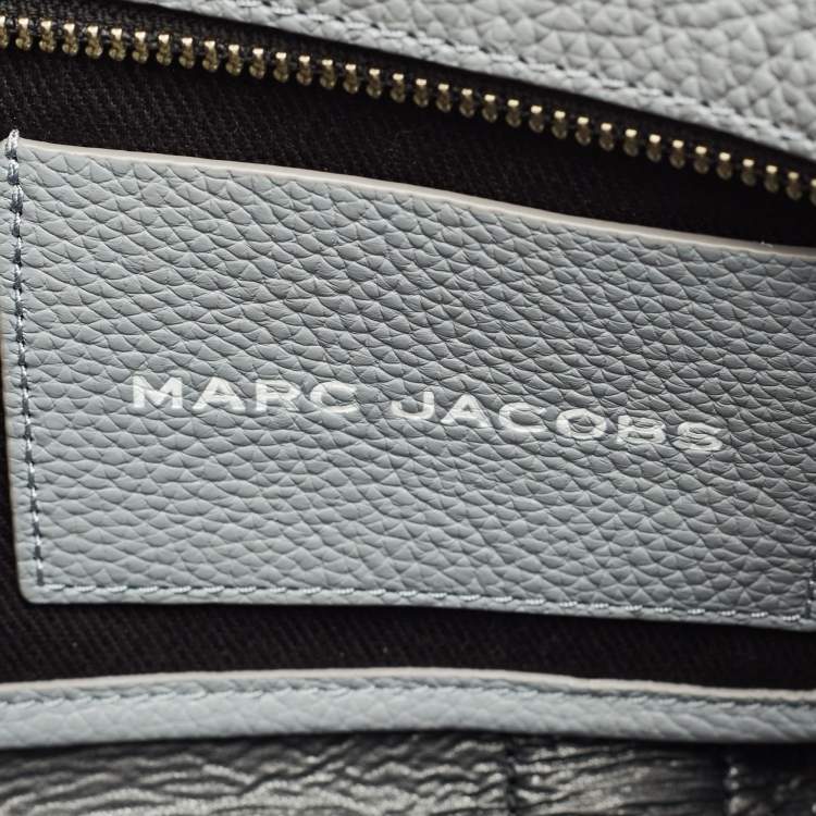 Pre Owned Marc Jacobs The Tote Small Grey Leather Bag