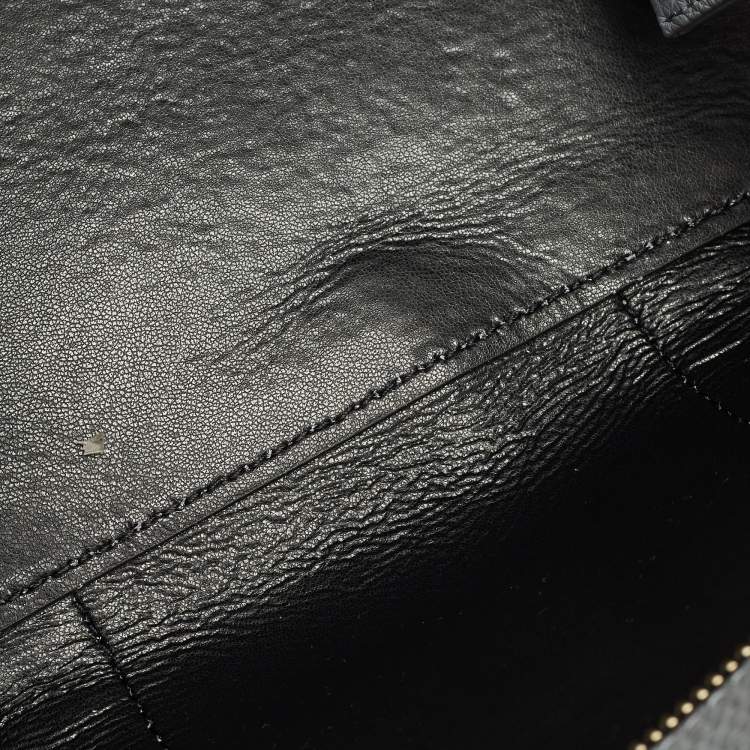 Pre Owned Marc Jacobs The Tote Small Grey Leather Bag