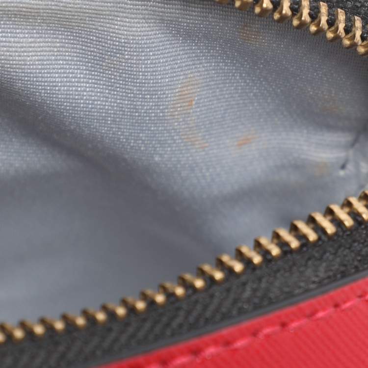 Pre Owned Marc Jacobs Snapshot Camera Tricolor Leather Crossbody Bag