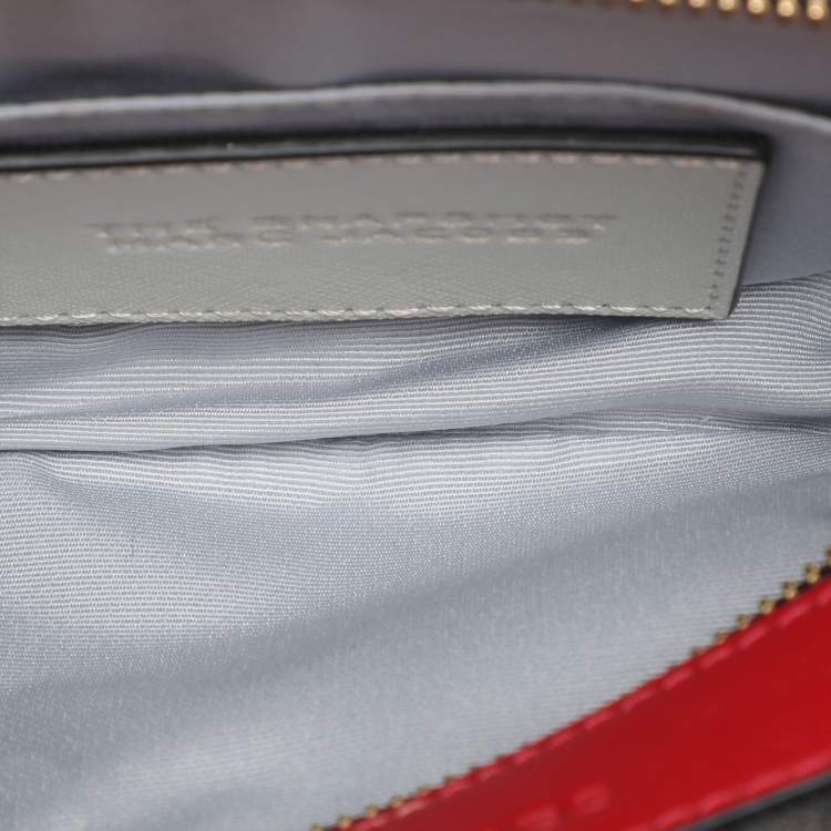 Pre Owned Marc Jacobs Snapshot Camera Tricolor Leather Crossbody Bag