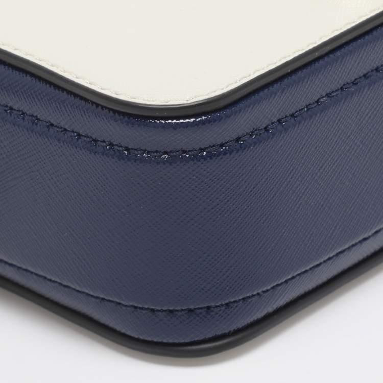 Pre Owned Marc Jacobs Snapshot Camera Tricolor Leather Crossbody Bag