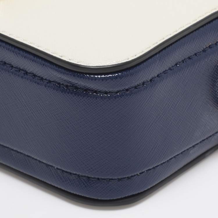 Pre Owned Marc Jacobs Snapshot Camera Tricolor Leather Crossbody Bag