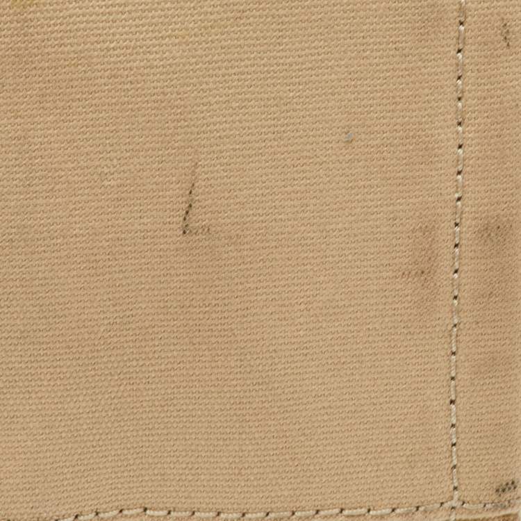 Pre Owned Marc Jacobs The Tote Bag Large Beige Canvas Shopper Tote