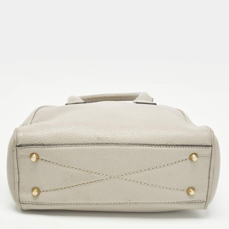 Pre Owned Marc Jacobs Gotham Light Beige Leather Bauletto Bag