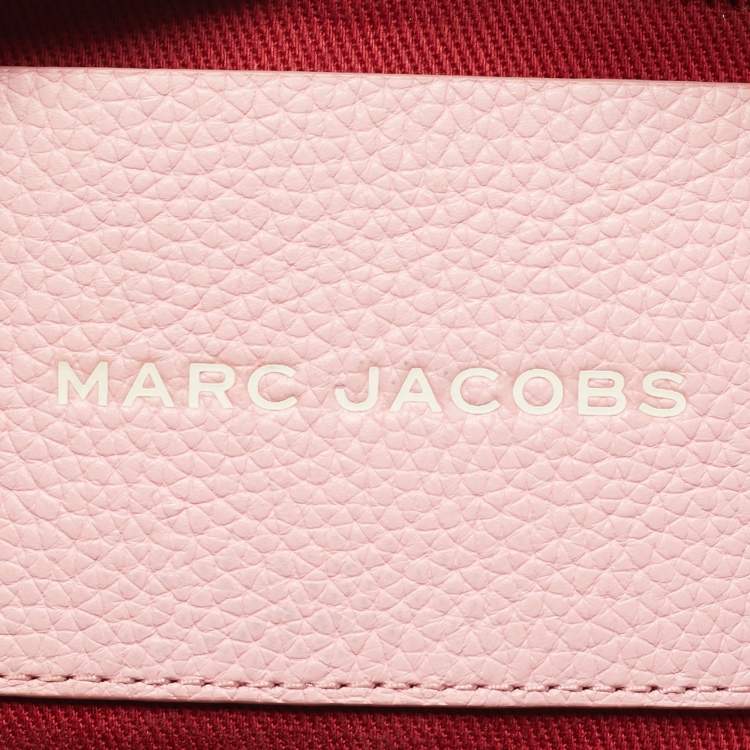 Pre Owned Marc Jacobs The Tote Small Pink Leather Bag
