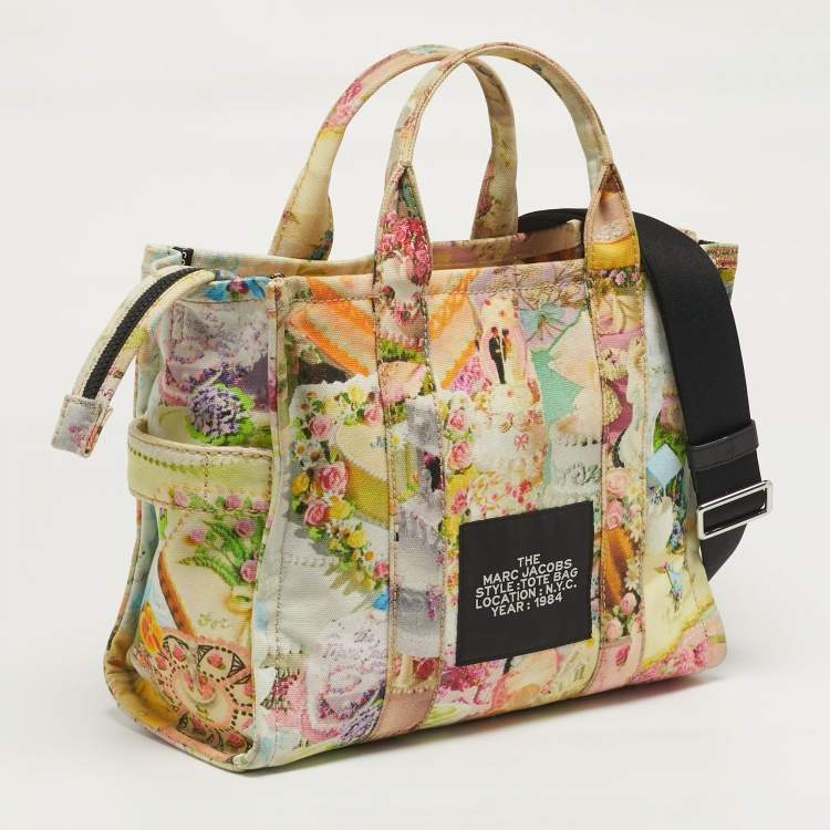 مملوكة مسبقًا Marc Jacobs The Cake Traveler Multicolor Canvas Tote