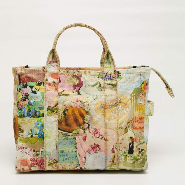 مملوكة مسبقًا Marc Jacobs The Cake Traveler Multicolor Canvas Tote