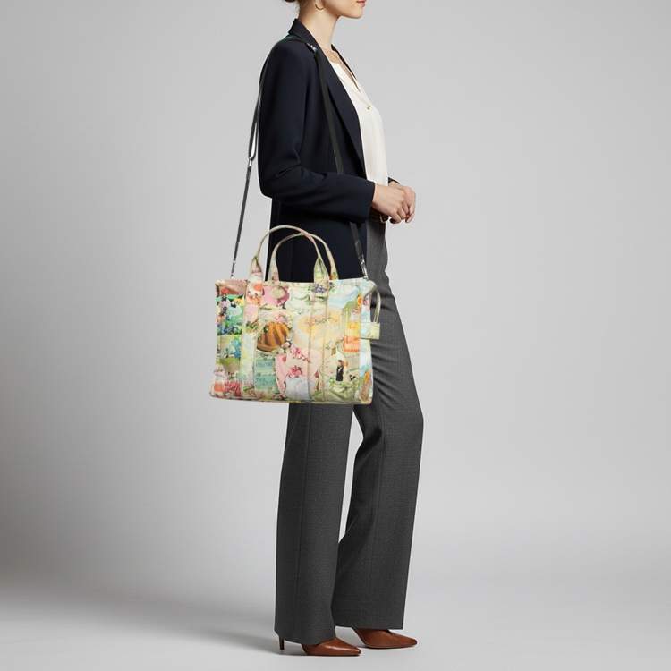 مملوكة مسبقًا Marc Jacobs The Cake Traveler Multicolor Canvas Tote