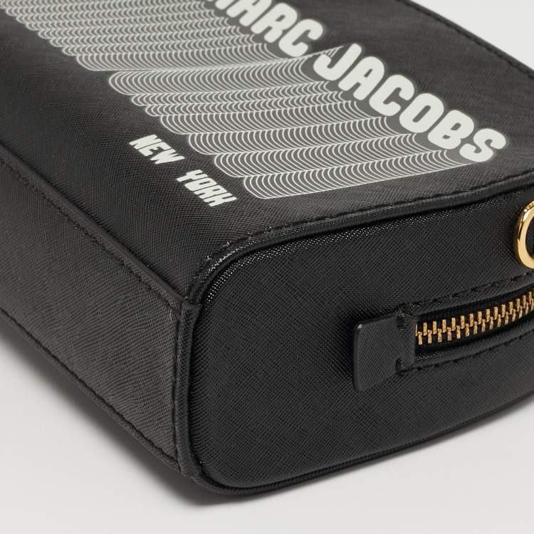 Pre Owned Marc Jacobs Black Faux Leather Camera Crossbody Bag