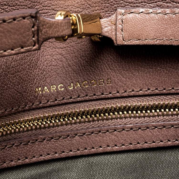 Pre Owned Marc Jacobs Brown Quilted Leather Eugenie Clutch