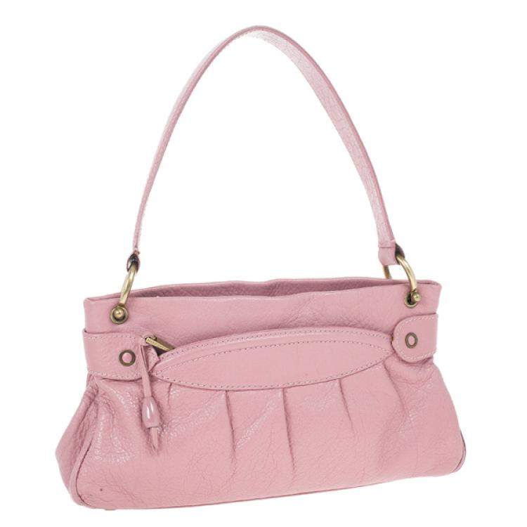 Pre Owned Marc Jacobs Pink Leather Lola Bag With Umbrella