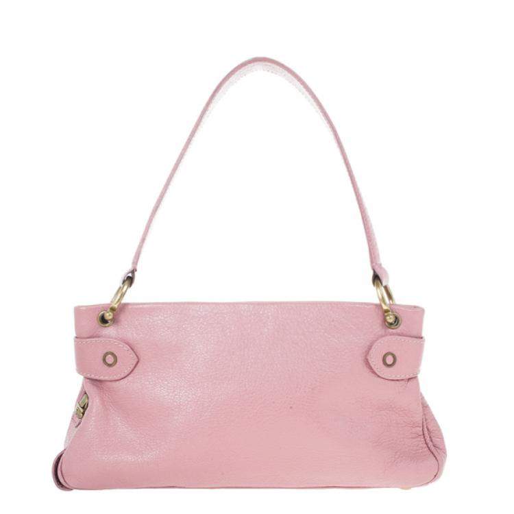 Pre Owned Marc Jacobs Pink Leather Lola Bag With Umbrella