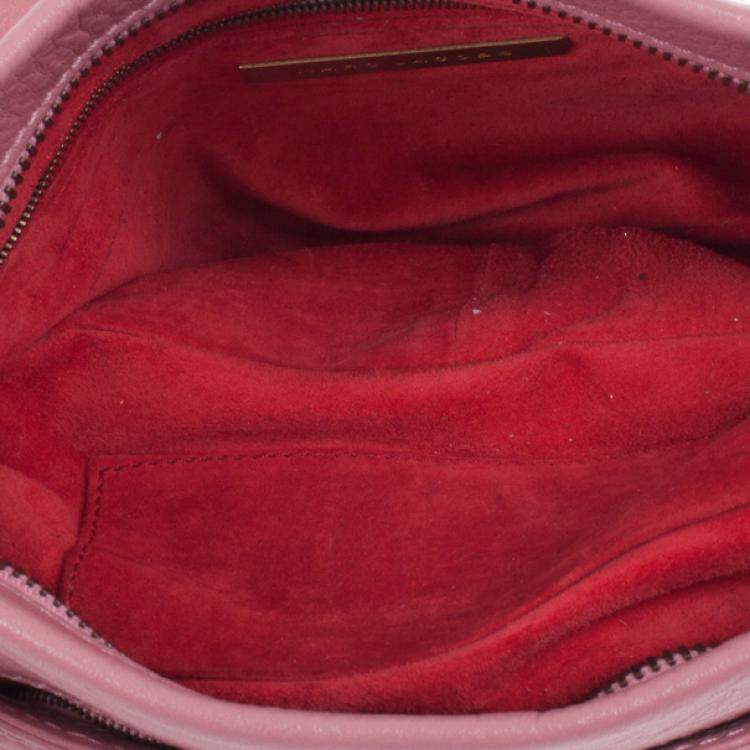 Pre Owned Marc Jacobs Pink Leather Lola Bag With Umbrella